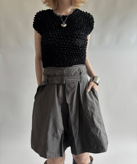 【USED】　Belted Mini Skirt/250823-005