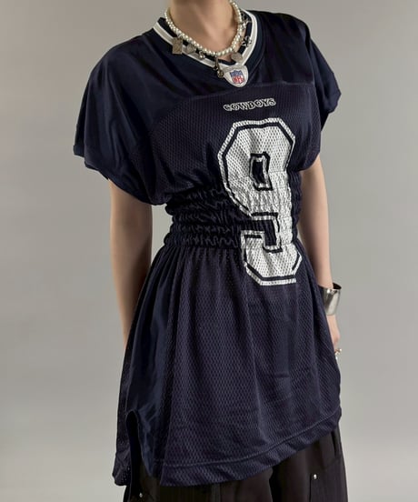 【RE;CIRCLE】 Shirring Football Shirt  /  250904-003