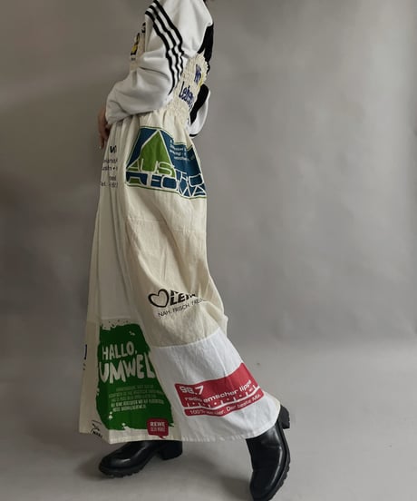 【RE;CIRCLE】RE Eco-Friendly Bag Shirring One-piece / 230327-006