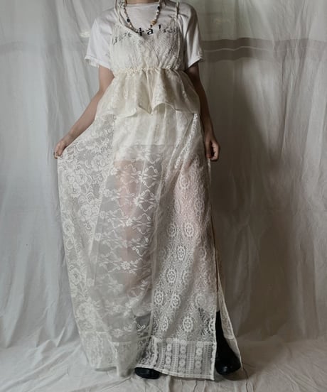 【RE;CIRCLE】 RE Lace N/S One-piece③/210714-006