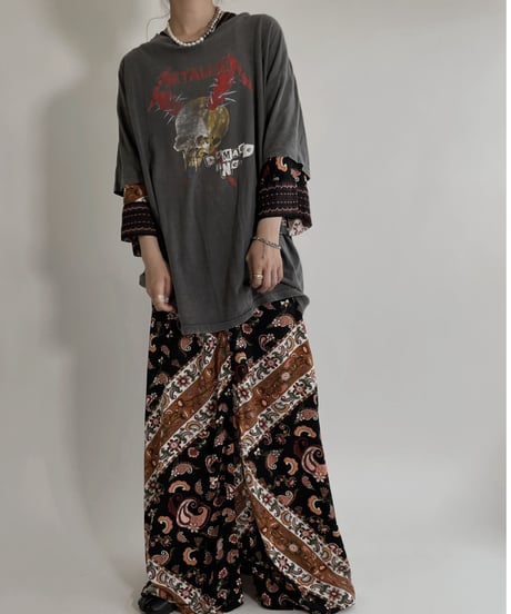 【USED】 Ethnic Long Sleeves One-piece / 220507-019