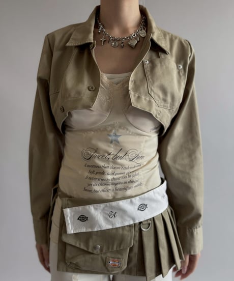【Chinatsu Aoyama】 RE Makers Shirt Khaki / 260702-028