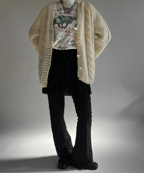 【USED】 Made in Italy Mohair Knit Cardigan /250111-013
