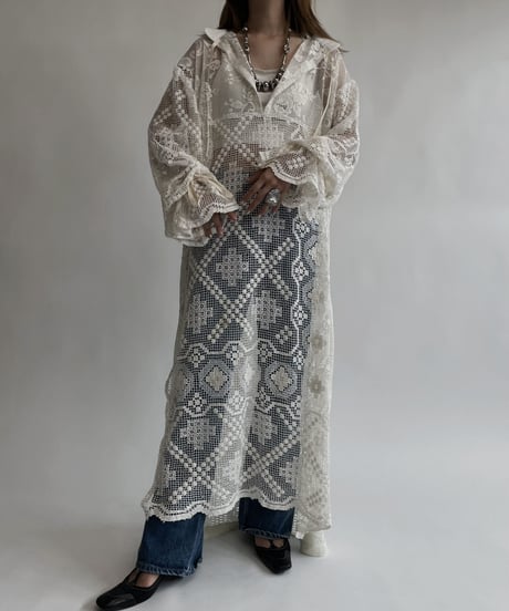 【RE;CIRCLE】 RE Crochet Lace One-piece / 220728-002