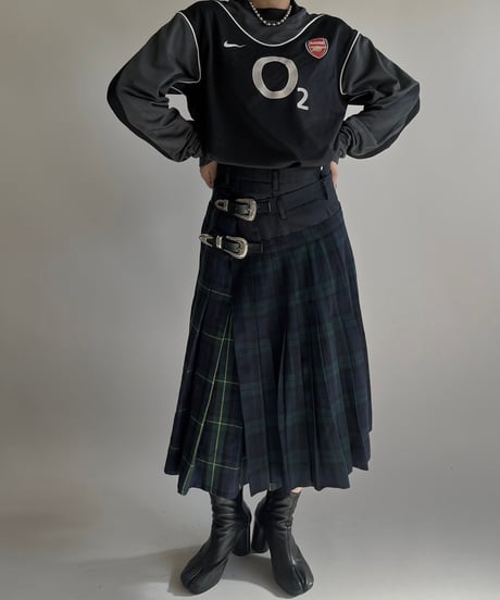 【RE;CIRCLE】 RE Kilt Skirt Long / 250206-006