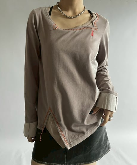 【USED】 Cop.Copine Stitch Design L/S Top  /251014-046
