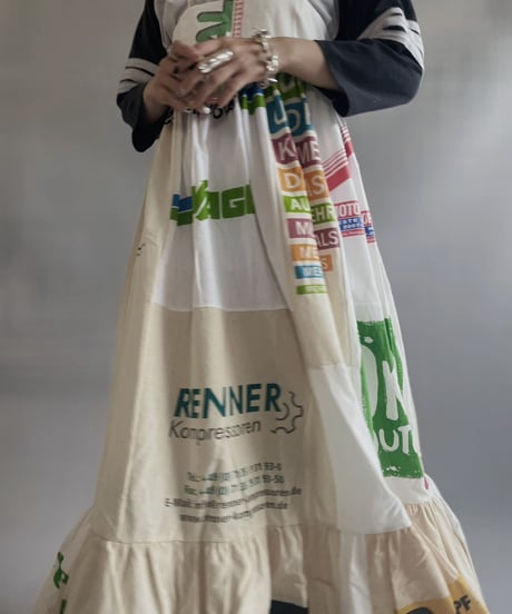【RE;CIRCLE】RE Eco-Friendly Bag Camisole Long One-piece / 230727-009