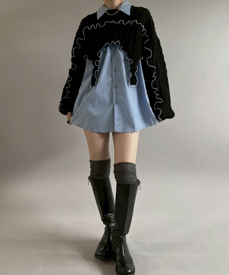 【RE;CIRCLE】 RE Mellow Knit Top / 260122-014