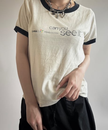 【USED】 RESIZED Anvil Windows Ringer T-Shirt / 250802-007