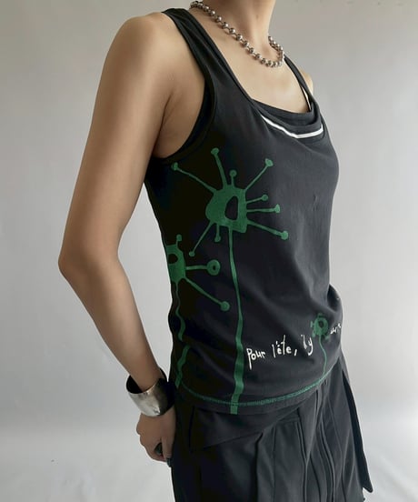 【USED】 Cop.Copine Message Tank Top  /251014-007