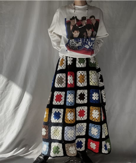 【RE;CIRCLE】 RE Granny Long Skirt⑩/211216-051