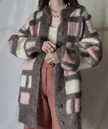 【USED】  Mohair Knit Cardigan /211110-036
