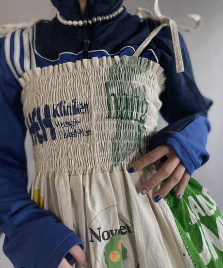 【RE;CIRCLE】RE Eco-Friendly Bag Shirring One-piece / 230327-002