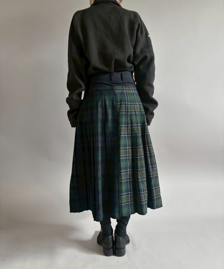 【RE;CIRCLE】 RE Kilt Long Skirt / 260108-001
