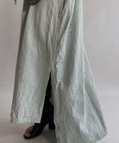 【RE;CIRCLE】RE Dyed French Mattress Cover One-piece -Aqua Green- / 220512-010