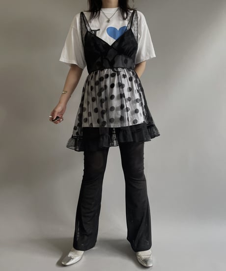 【USED】 Dot Patterned Camisole Top/ 230715-008