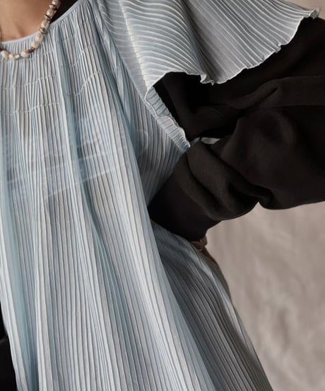 【USED】   Poly Pleats S/S One-piece/210926-002
