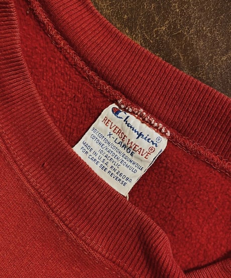 【USED】90's USA Champion Reverse Weave  Sweat One Point /210210-040