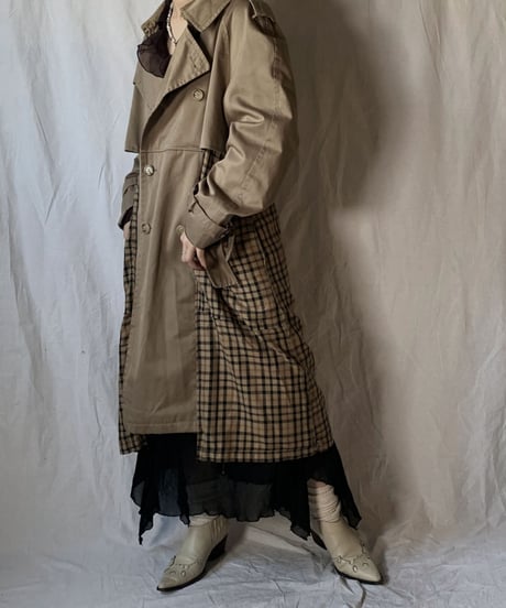【RE;CIRCLE】 Remake Trench Coat /210318-005