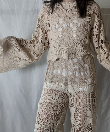 【RE;CIRCLE】RE Crocket L/S Top③/210526-065
