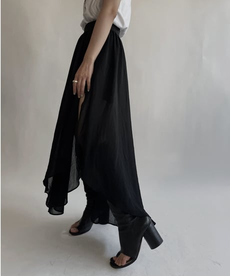 【USED】 Poly Long Skirt / 220611-015