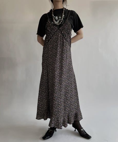 【USED】 Flower Printed Camisole One-piece / 220528-008