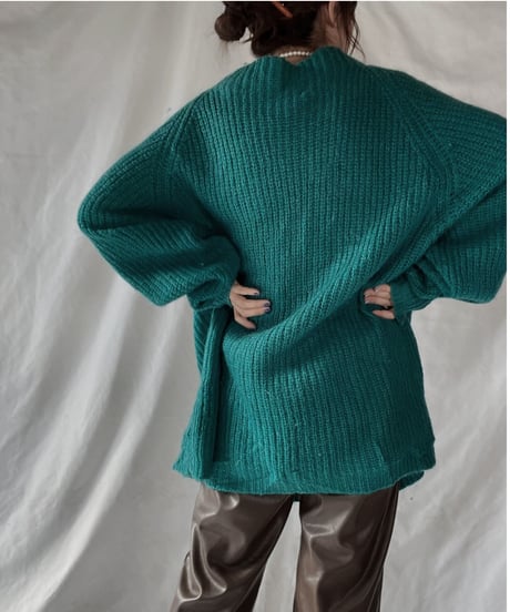【USED】    Mohair Knit Top②/211216-003