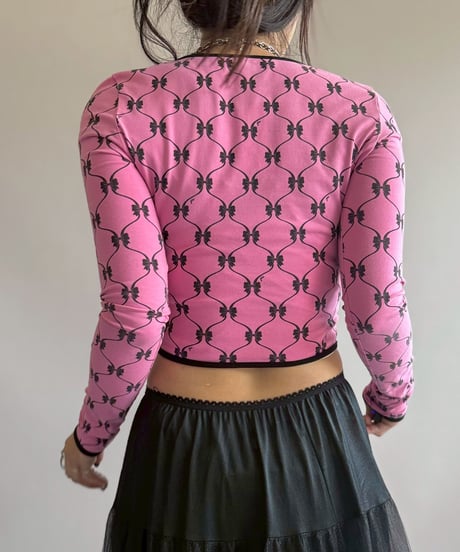 【USED】 I.AM.GIA Ribbon Pattern Top / 260404-013