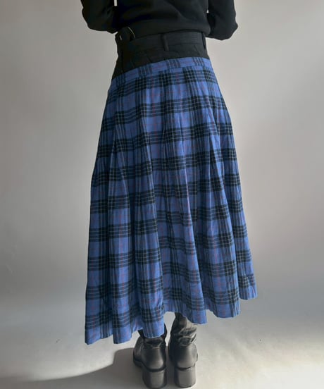 【RE;CIRCLE】 RE Kilt Long Skirt / 251204-006
