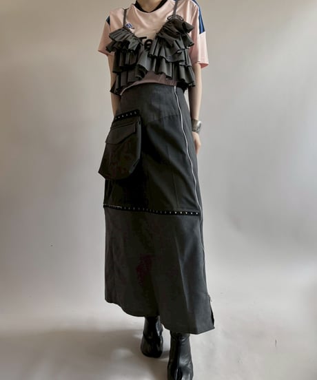 【RE;CIRCLE】 RE Suit Frill Bustier / 250717-006