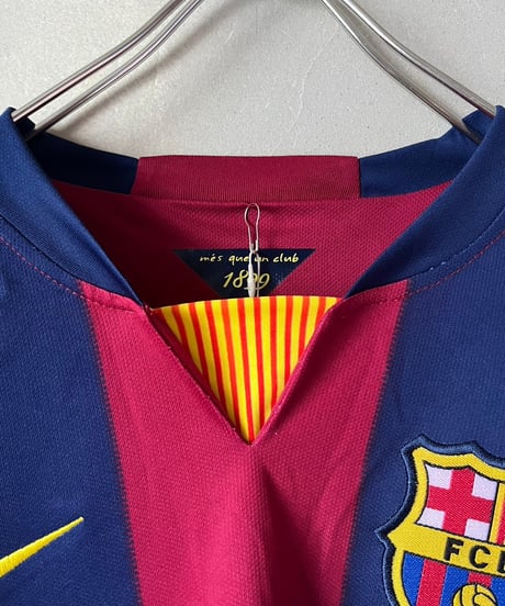 【USED 】Nike FC BARCELONA Soccer Shirt /240603-035