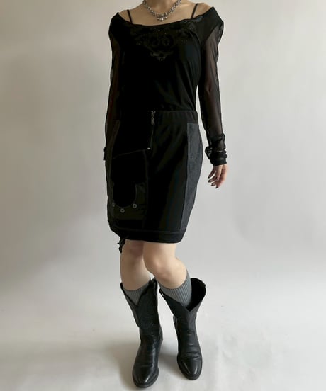 【USED】  Design L/S Sheer Top / 250517-030