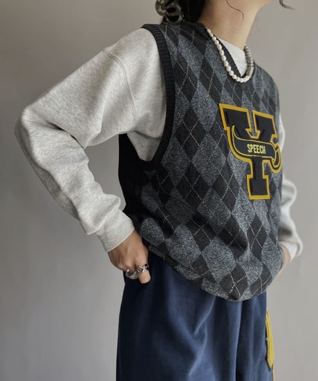 【RE;CIRCLE】 RE Wappen ICotton Vest / 221103-007