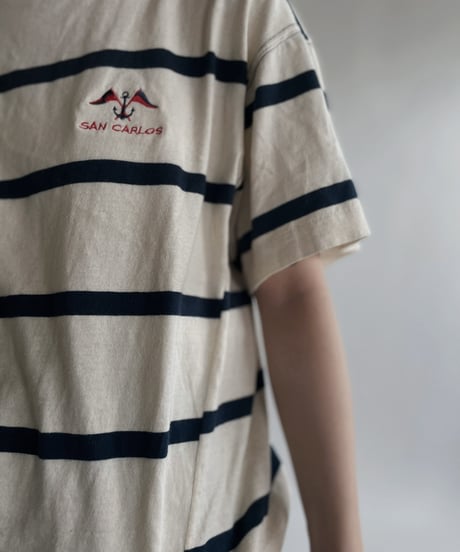 【USED】 Short Sleeve Striped T-shirt / 220521-001