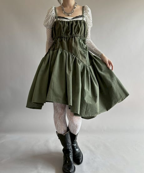 【RE;CIRCLE】 RE ARMY Gather Middle One-piece / 260326-001