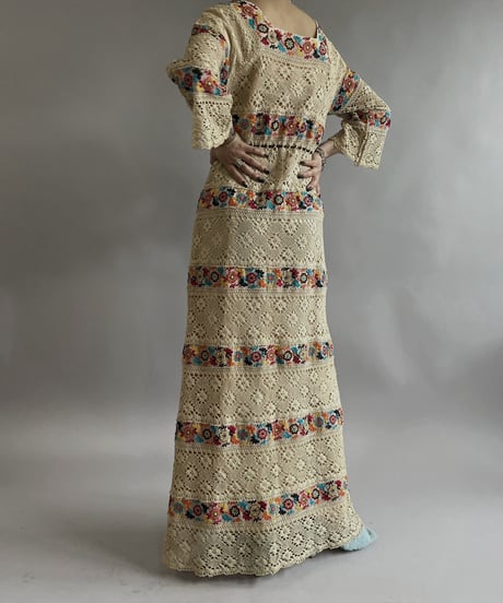 【USED 】Patterned Long One-Piece /240511-003