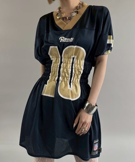 【RE;CIRCLE】 Shirring Football Shirt  /  250904-011