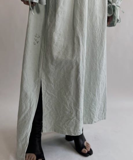 【RE;CIRCLE】RE Dyed French Mattress Cover One-piece -Aqua Green- / 220512-010