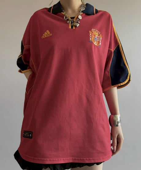 【USED】 00's adidas Spain Soccer Shirt / 260530-020