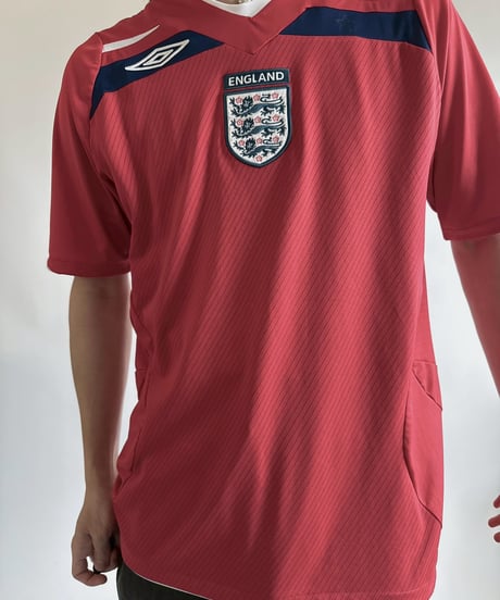【USED】 UMBRO 08~10's ENGLAND Soccer Shirt/ 250607-055