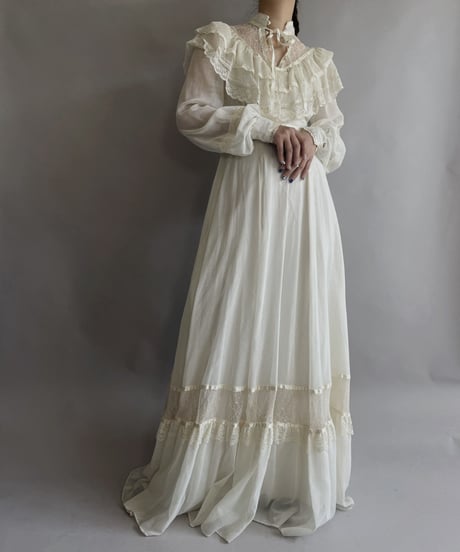 【USED】 Lace One-piece Ivory / 230325-018