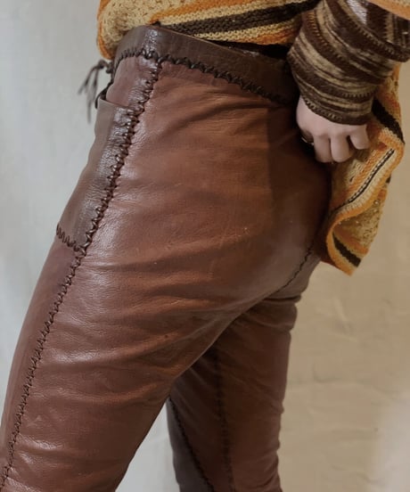 【USED】Vintage Leather Pants/210217-065