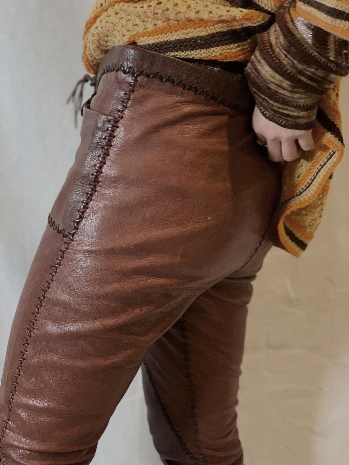 USED】Vintage Leather Pants/210217-065 | THE TI