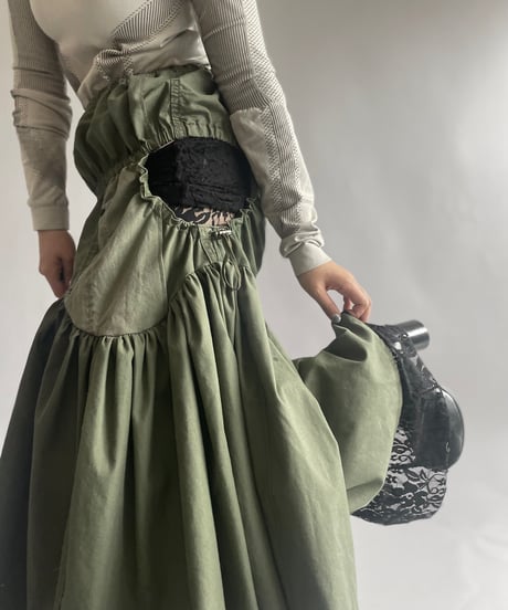 【RE;CIRCLE】 RE ARMY Gather Middle One-piece / 260326-001