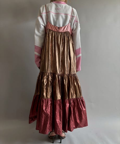 【USED】 Shiny Gather Camisole One-Piece /251012-032