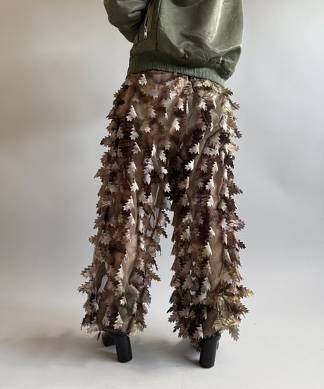 【USED】 Sheer Camouflage Military Pants/250104-020