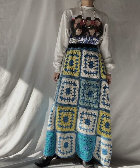 【RE;CIRCLE】 RE Granny Long Skirt⑦/211216-048