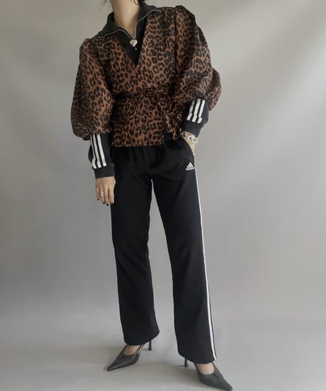 【USED】GANNI L/S Leopard Patterned Top / 231125-004