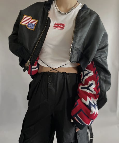 【RE;CIRCLE】 RE Short Soccer Muffler MA-1 / 230126-017