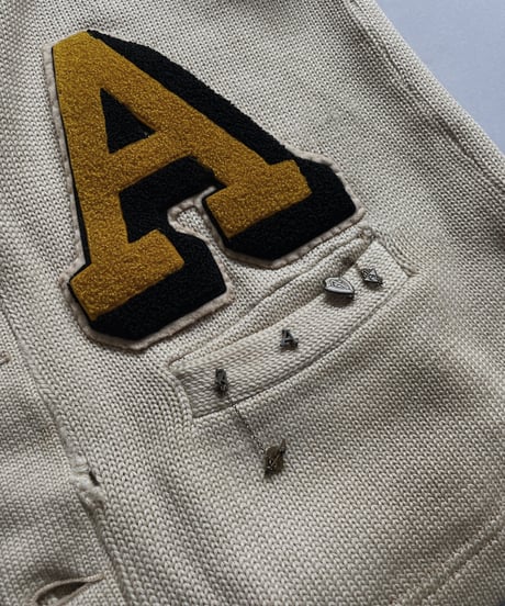 【USED】  Lettered Cardigan / 221105-011
